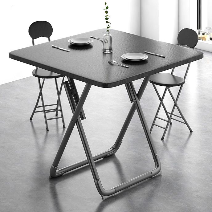 Modern Style Kitchen Dining Set Wood Top Dining Furniture Set with Double Pedestal Base