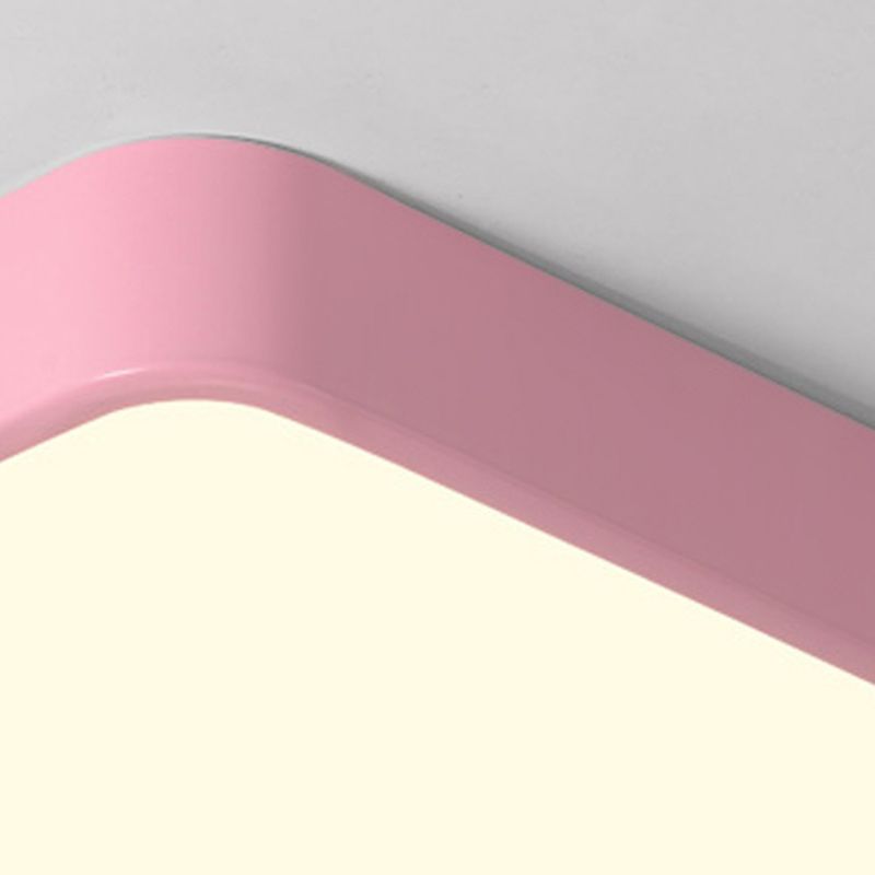 Lámpara de techo empotrada de acrílico de estilo moderno, luces geométricas de montaje empotrado de 1 luz