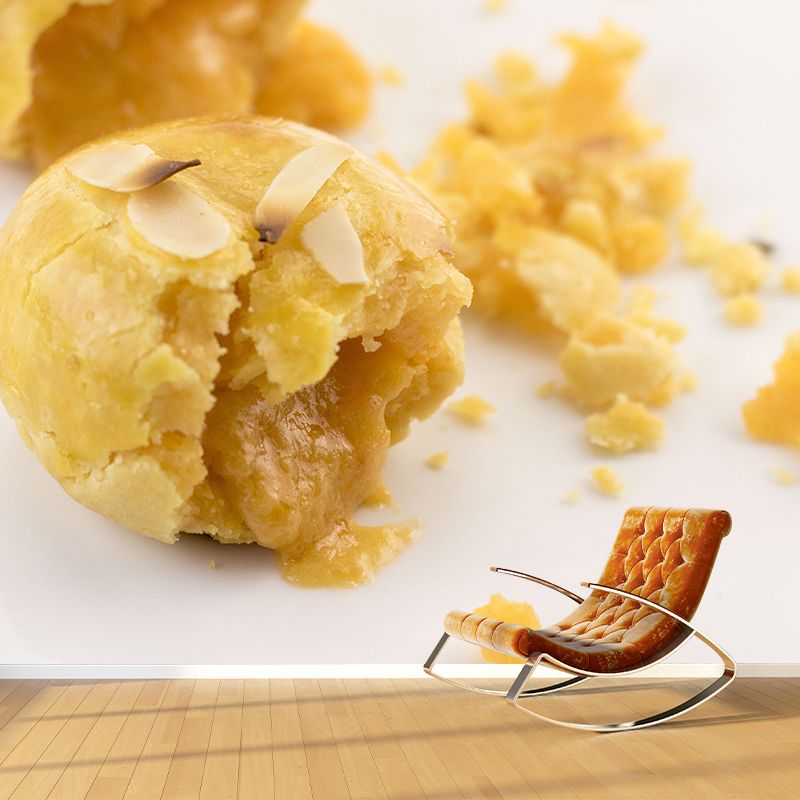 Minimalism Dessert Mural Photography Wall Covering for Dessert Shop Baking Shop