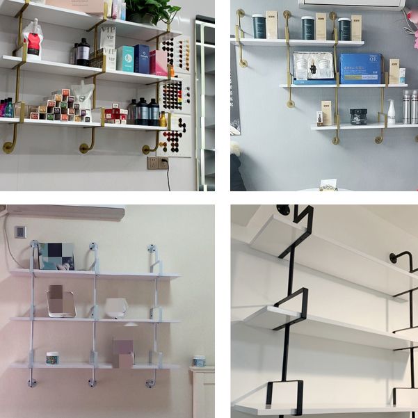 Wooden Floating Storage Bookshelf Modern Wall Mounted Bookcase