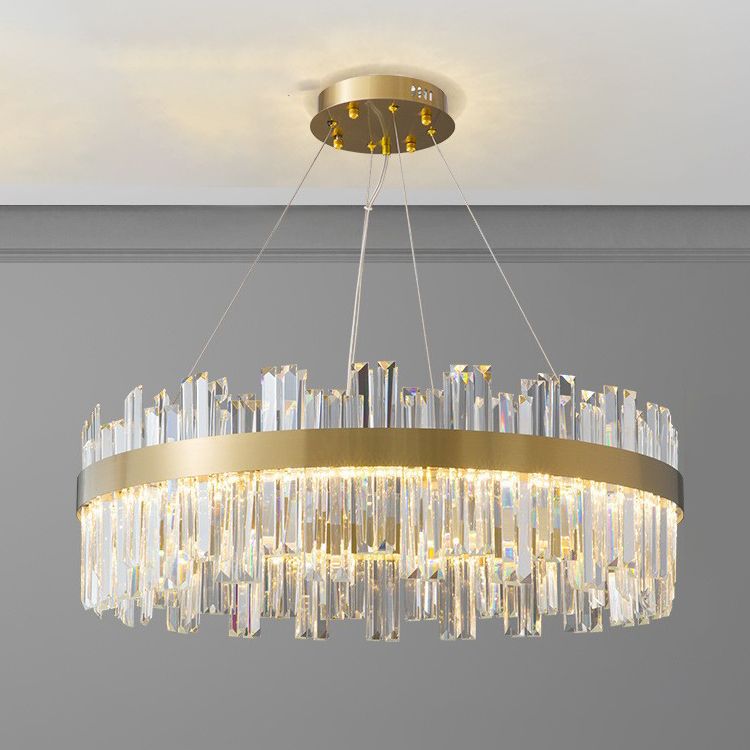 Crystal Chandelier Pendant Light Modern Pendant Lighting in Gold