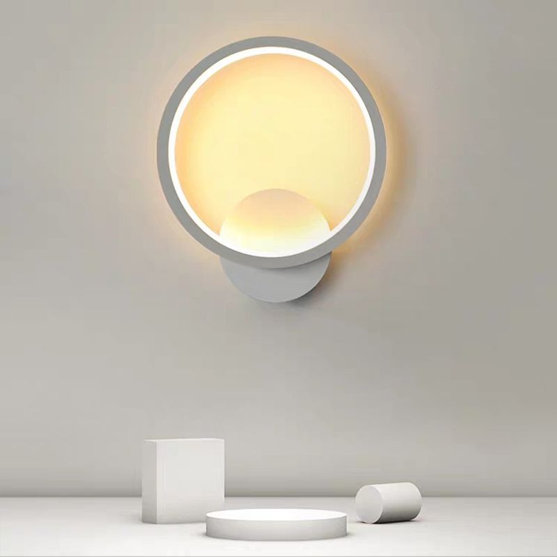 Modern Minimalist Style Linear Wall Sconce Lights Metal Wall Mounted Lamps