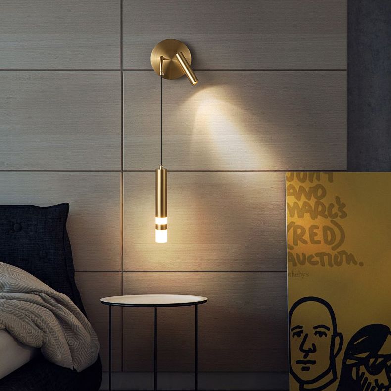 Contemporary Wall Mounted Light Aluminum 2-Light Wall Lamps for Bedroom