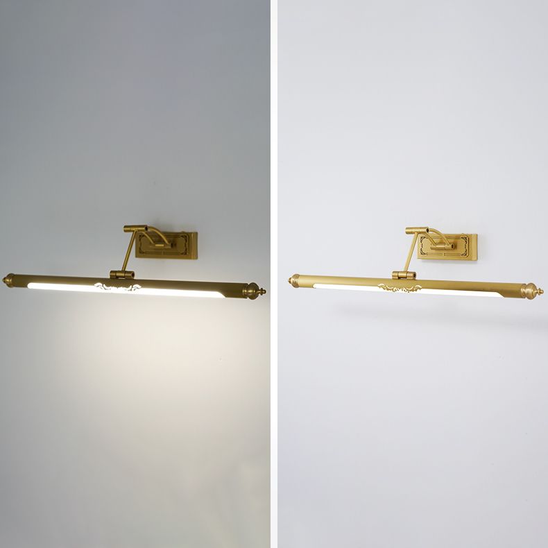 Lampada da parete creativa minimalista domestica con ombra acrilica per il bagno