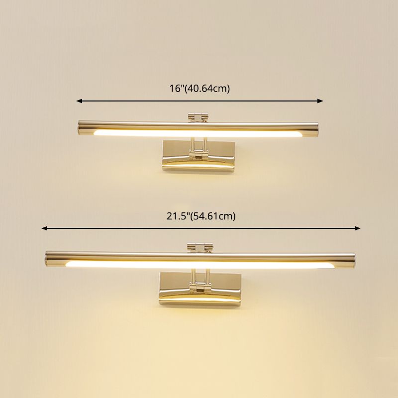 Modern Minimalist Style Cylinder Wall Mounted Light Fixture Metal Wall Mounted Lamps for Bathroom