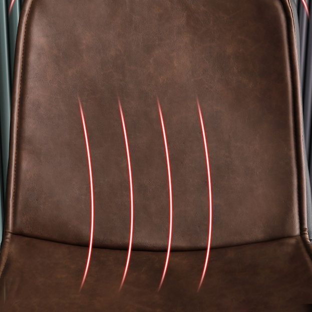 Contemporary Style Bar Stool PU Leather Counter Bar Stool with Metal Legs