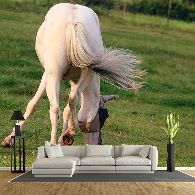 Horse Wall Mural Decal Moisture Resistant Modern Living Room Wall Covering