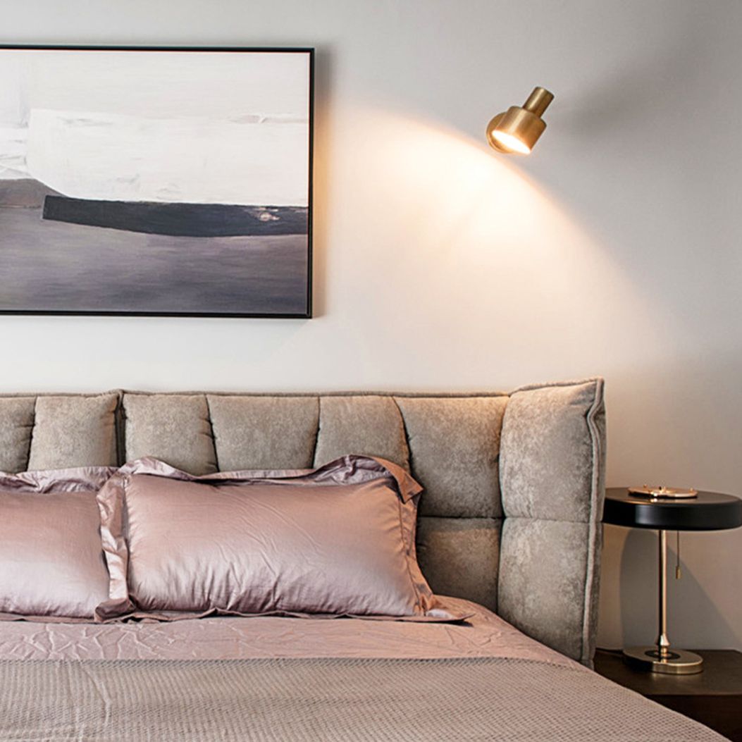 Illuminazione da parete per pareti cilindri in stile minimalista Illuminazione a parete da letto in metallo