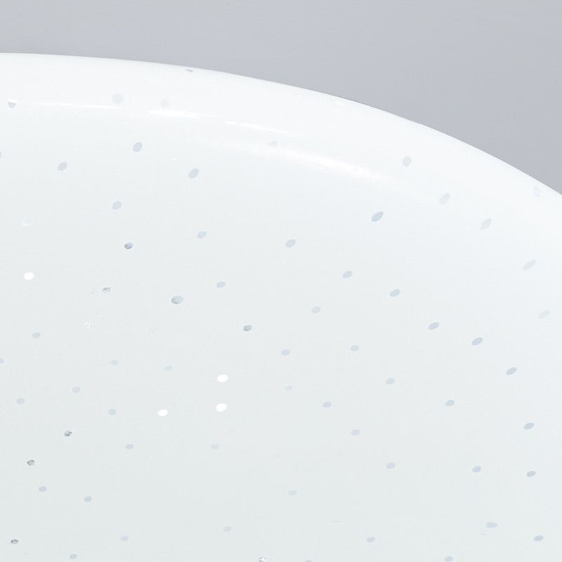 Single Modernism White Flush Mount Lighting Unique LED Ceiling Light for Bedroom