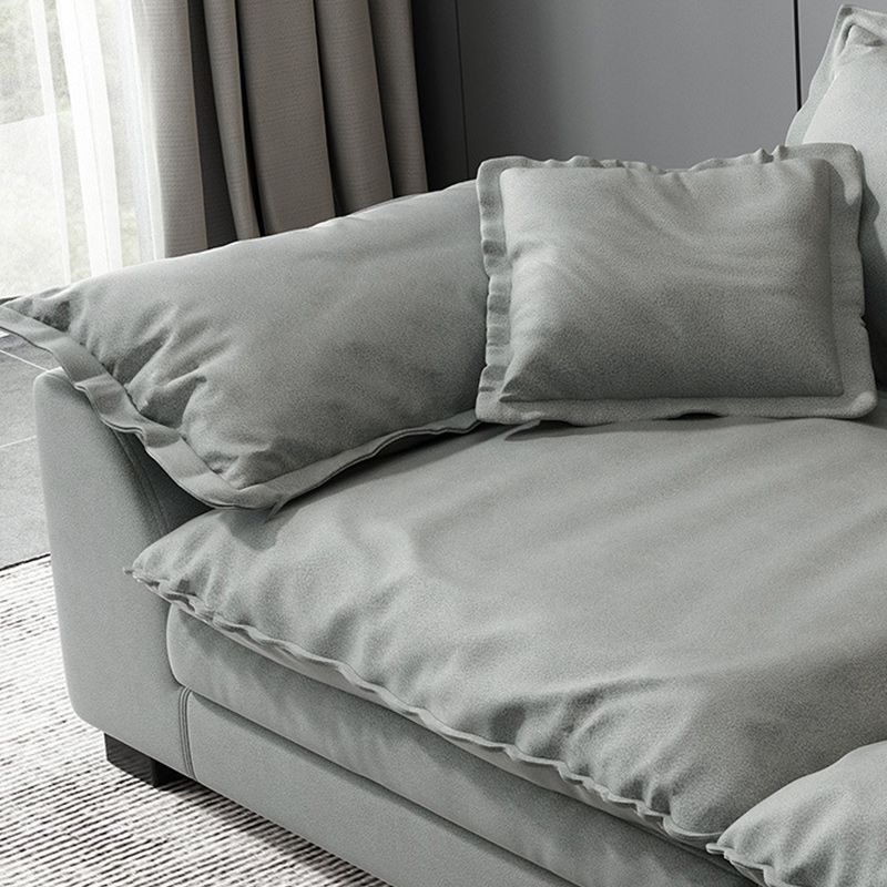 Wohnzimmer Kissen Arm Standard Lose Rückengrau zeitgenössischer Sitzplatz
