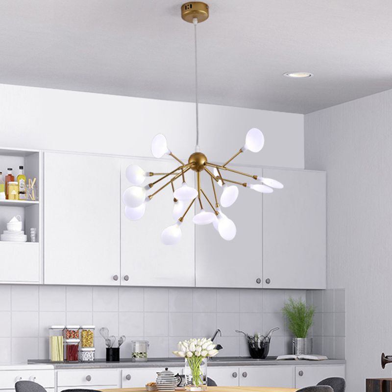 Firefly Chandelier Light Fixture Minimalist LED Acrylic Suspension Lighting for Clothing Shop