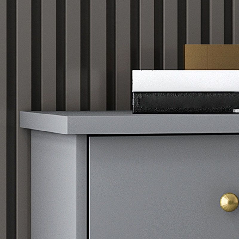 Glam Engineered Wooden Storage Chest Bedroom Chest with Drawers