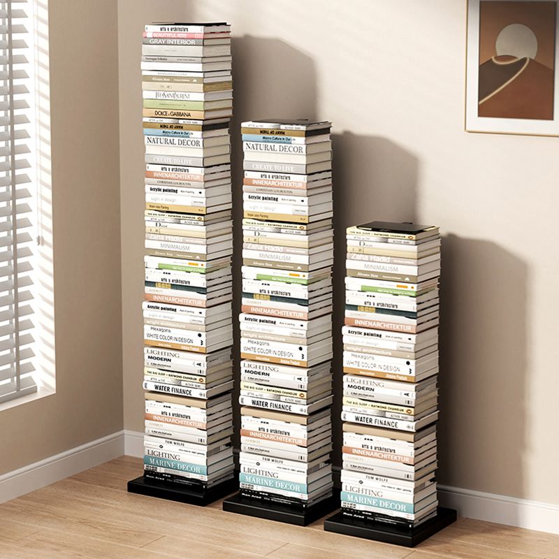 Contemporary Style Metal Bookshelf Open Bookcase for Living Room