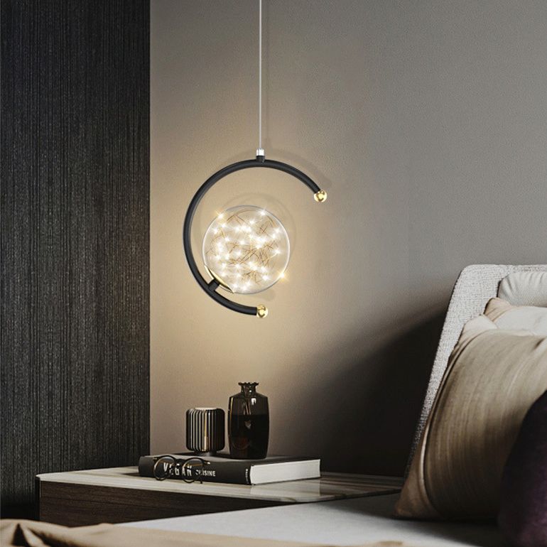 Kogellichtophanging hanger moderne eenvoudige glashanglampen voor restaurant