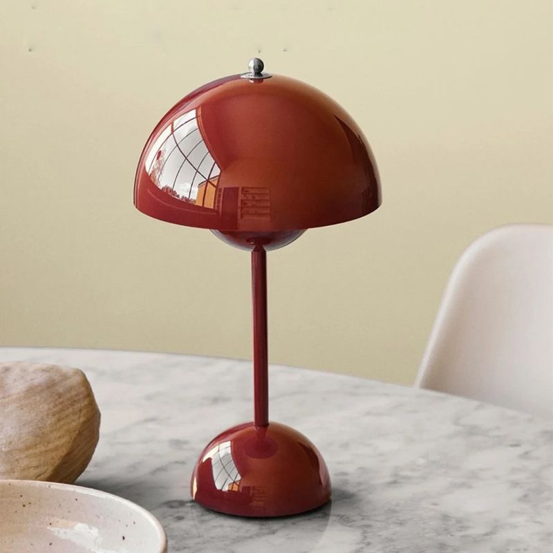 Metal Geometric Night Table Lamps Modern Style 1 Light Table Lamp