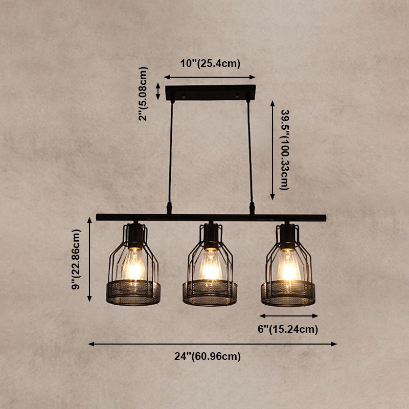 Industrial Style Lantern Hanging Pendant Lights Metal Pendant Light Fixtures