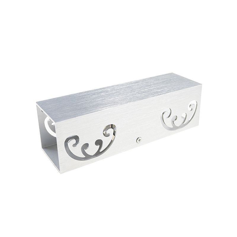 Contemporáneo de lámpara rectangular lámpara de metal 2 luces LED MALED MALED