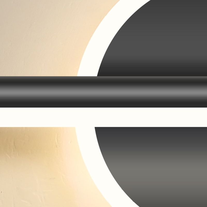 Specchio moderno nordico leggero a strisce lunghe a specchio lampada per bagno