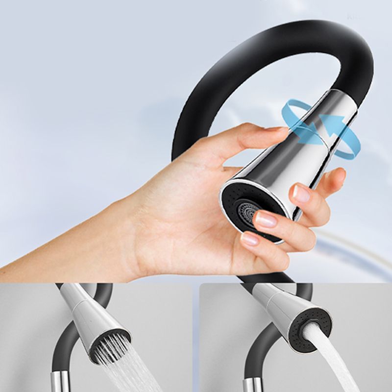 Modern Universal Tube One Handle Kitchen Faucet High Arch Water Filler