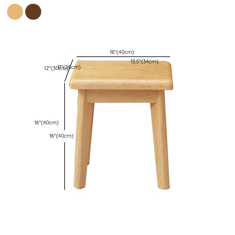 Solid Wood Vanity Makeup Table Set 2 Drawer Flip-Top Dressing Table