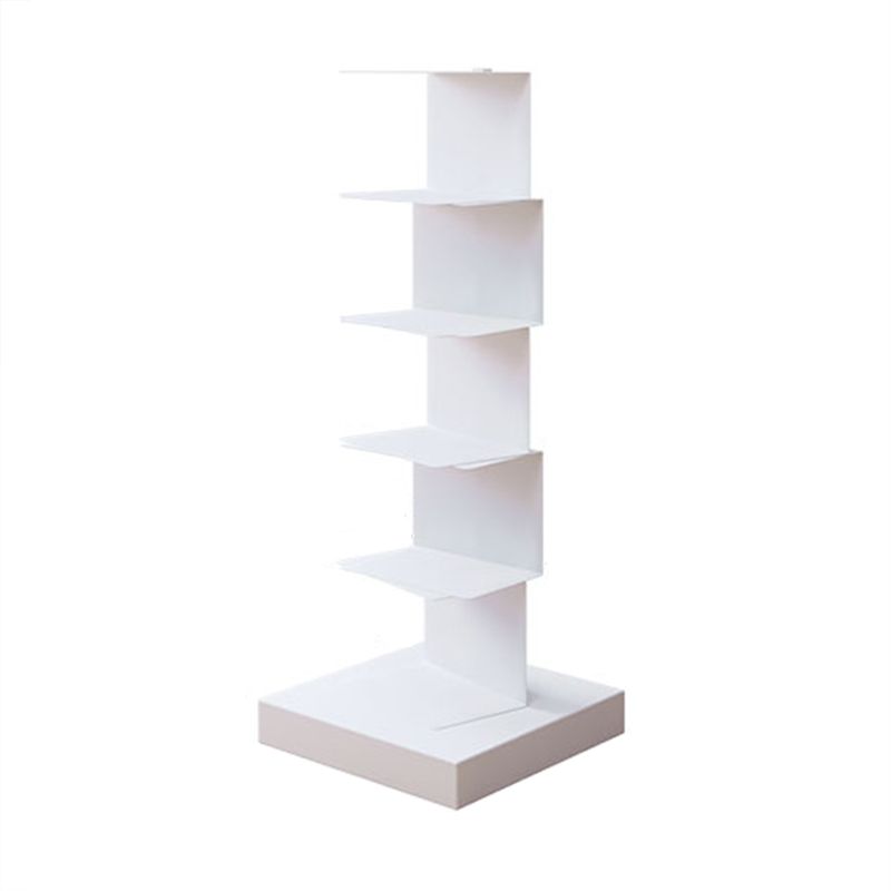 Moderne Edelstahl -Bücherregal vertikales Regalbuch für den Studienraum