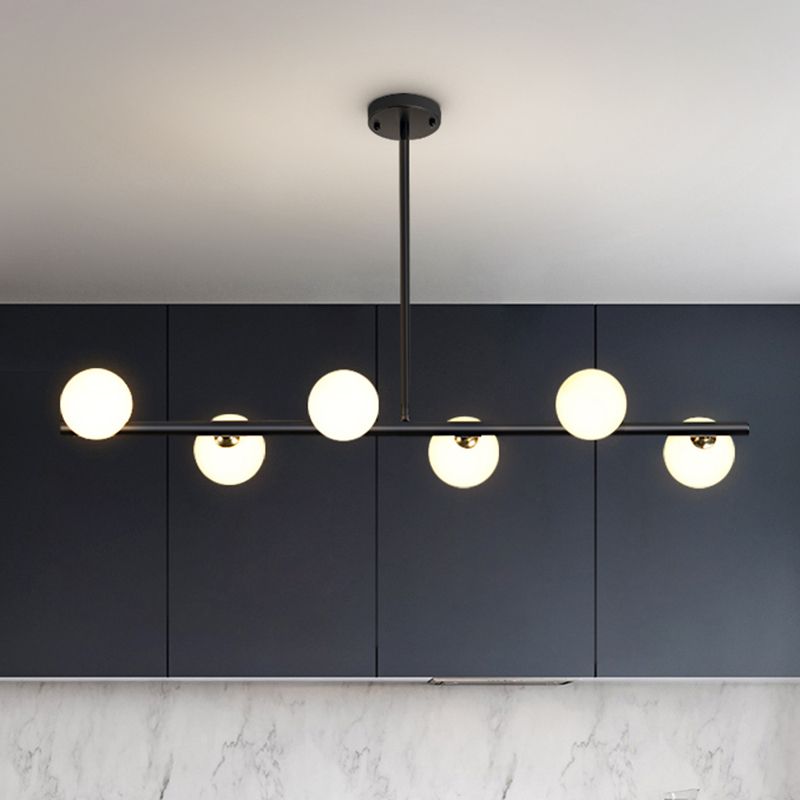 Brabino sferico sull'illuminazione dell'isola Contemporary Style Aione a sospensione