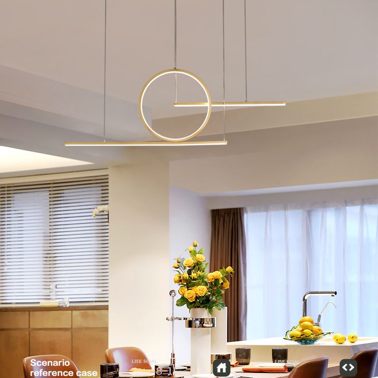 LED LED LED WARROUGE LEDEAR LIGNE DU PRENDANT ACRYLIQUE MODERNE CONCICON