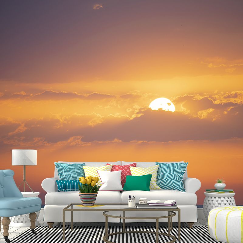 Minimalism Style Home Decor Sky Mural Customized Wall Covering for Living Room