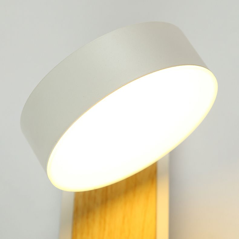 Moderner Stil Verstellbarer LED -Wandleuchten Beleuchtung Metall 1 Leuchttaute leichte Lampen
