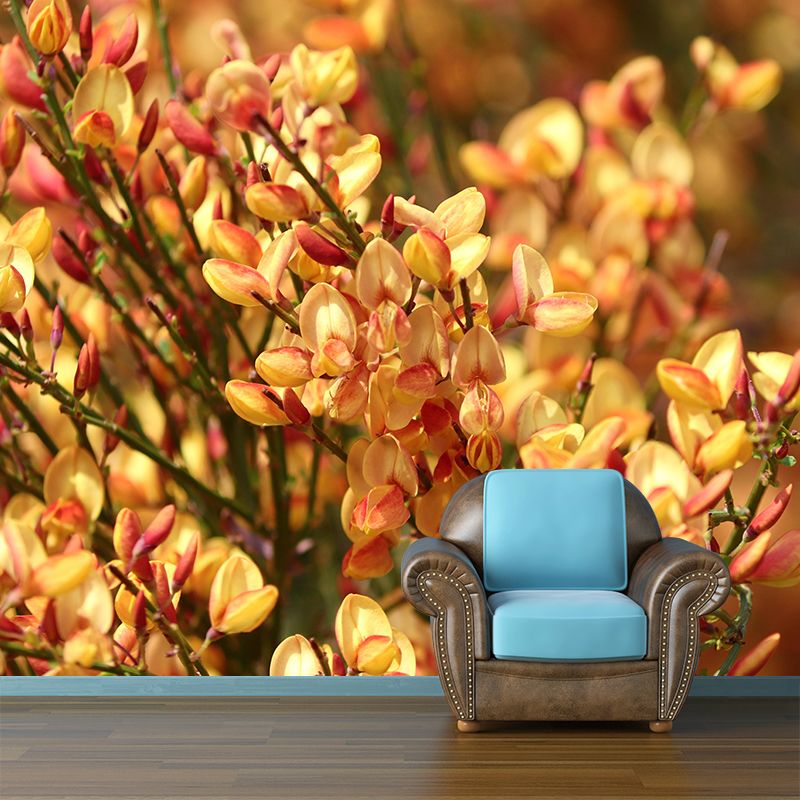 Customized Sea of Flowers Mural Wall Covering Eco-friendly Wallpaper for Bedroom