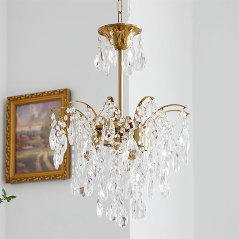 Traditional Chandelier Light Fixtures Multi-Head Suspension Pendant Lamps for Living Room