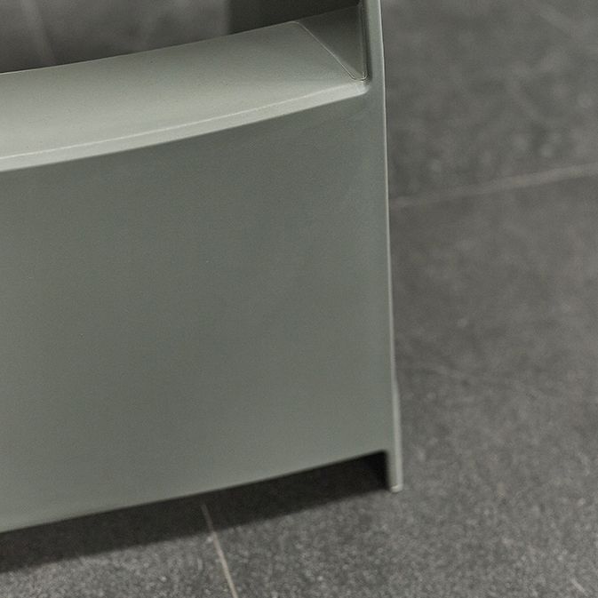 Plastic Bar Stool Modern Style Backless Bar Stools for Living Room