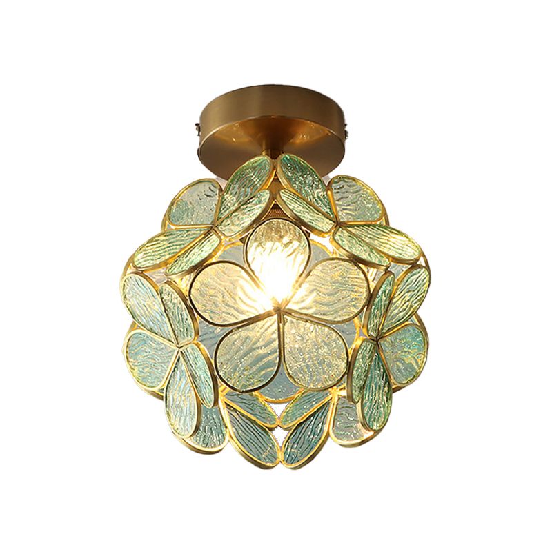 Creative Glass Ceiling Lamp Contemporary Flush Mount Light Fixture