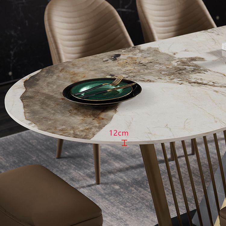 Glam Style Sintered Stone Dining Set 1/4/5/7 Pieces Dining Set