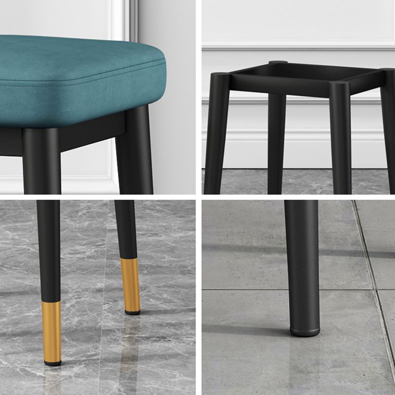 Cotton Blend Square Ottoman Whole Colored Fade Resistant Glam Cube Ottoman