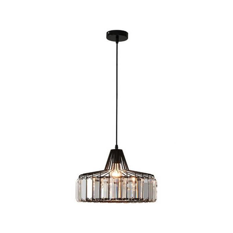 Modern Style Hanging Light Crystal Pendent Lighting Fixture for Sitting Room