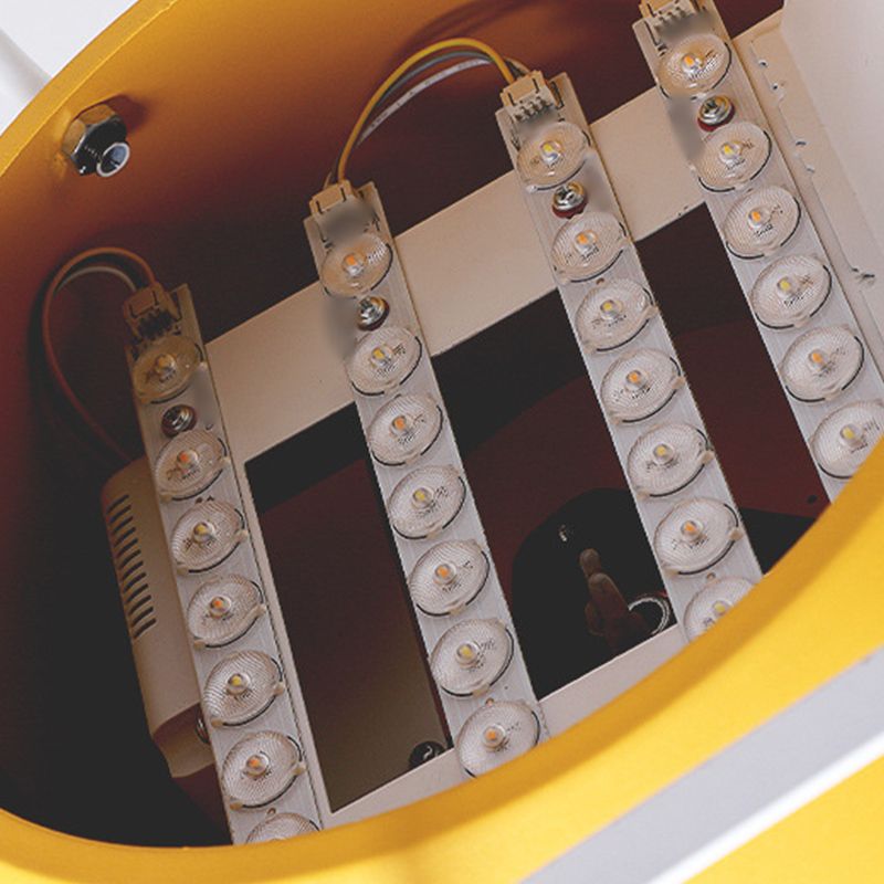 Éclairage de ventilateur de plafond de style pour enfants Metal 4 Plafond léger lampe à fans pour restaurant