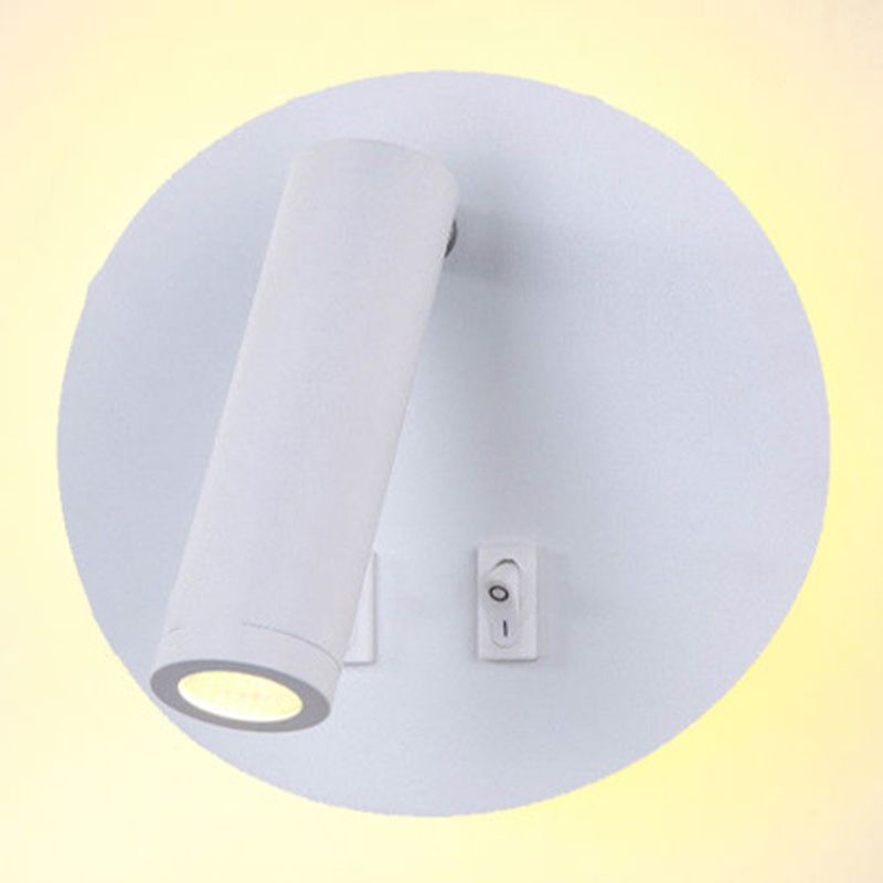 2-Light Wall Sconce Modern Style Metal Wall Lighting for Bedside