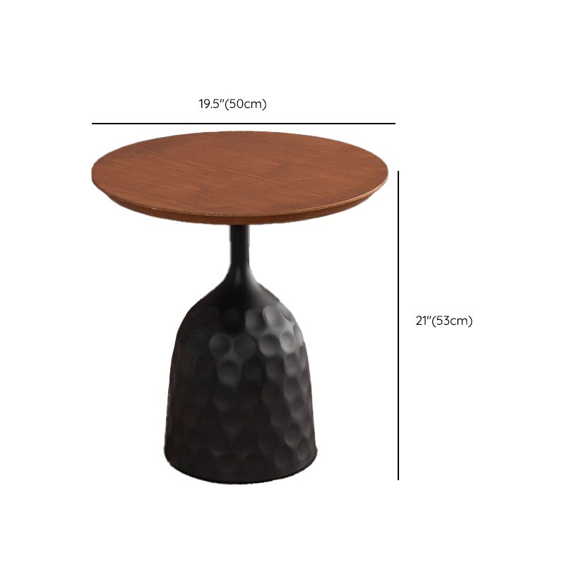 Pedestal Coffee Table Contemporary Solid Wood Coffee Cocktail Table