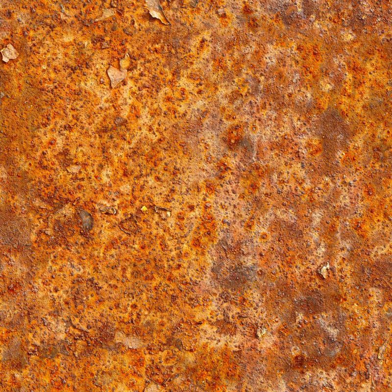 Full Size Rusting Metal Mural House Interior Abstract Wall Decor in Dark Color, Waterproof