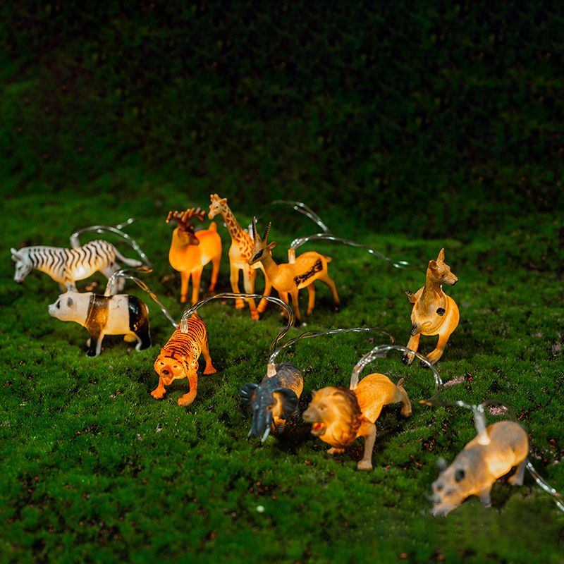 Children Style Animal String Lamp Plastic Bedroom LED Decorative Light