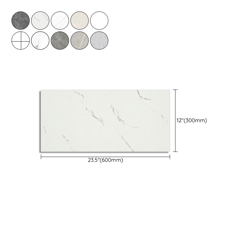 Modern Peel/Stick Backsplash Tile PVC Peel and Stick Backsplash Wall Tile