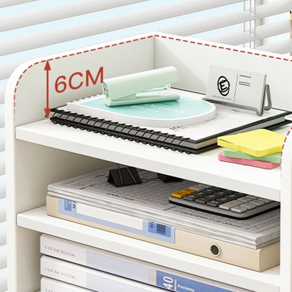 Contemporary Bookcase Closed Back Shelf Bookcase for Study Room