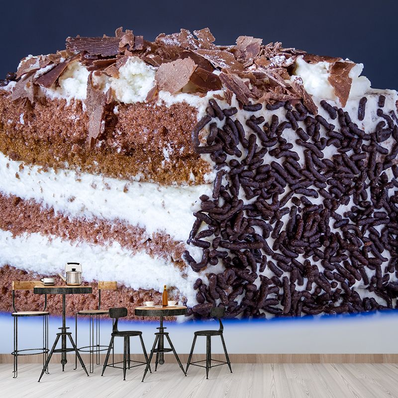 Dessert Wall Paper Murals Contemporary Style Photography for Cake Shop