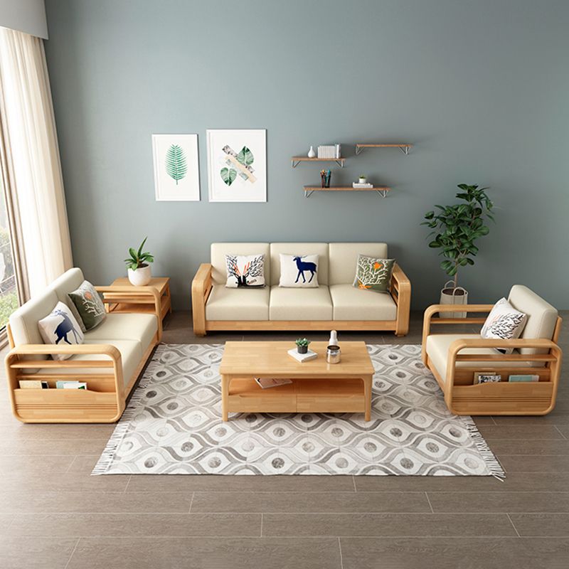 Contemporary Sectional Sofa Fabric Reversible Storage Sectionals