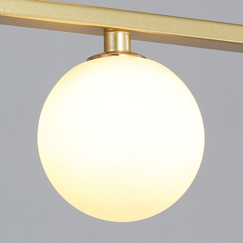 Geometric Island Lights Modern Pendant Chandelier Metal 4 Light Island Lighting