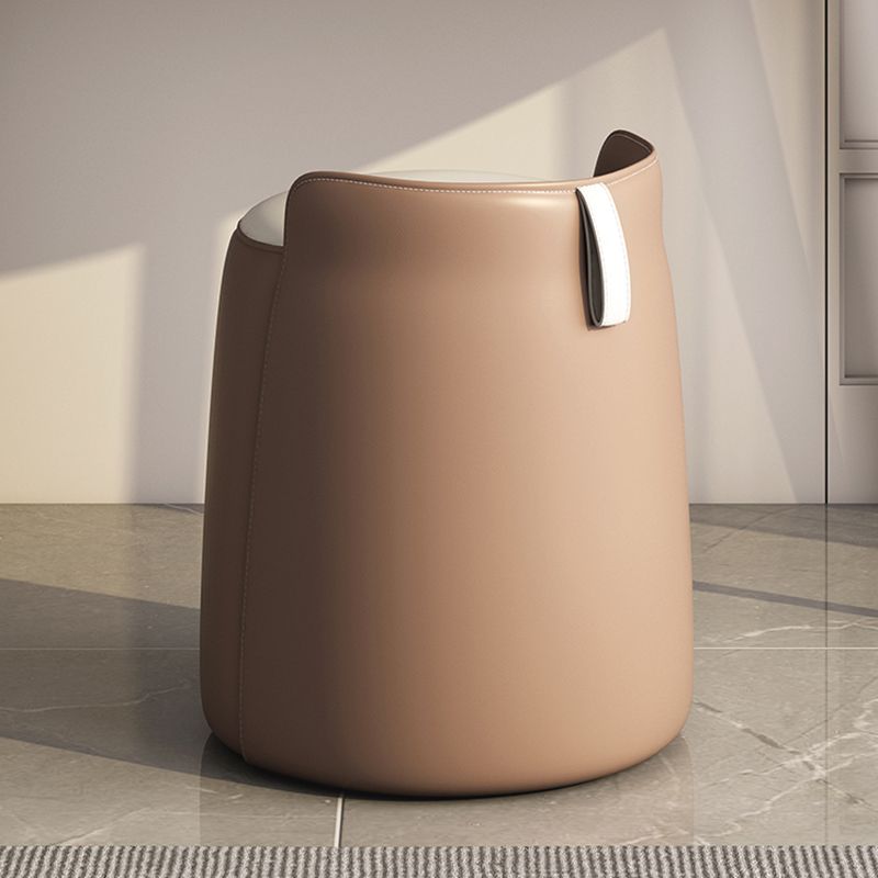 2 Drawers Makeup Table Desk Stone Top Vanity Table in Orange