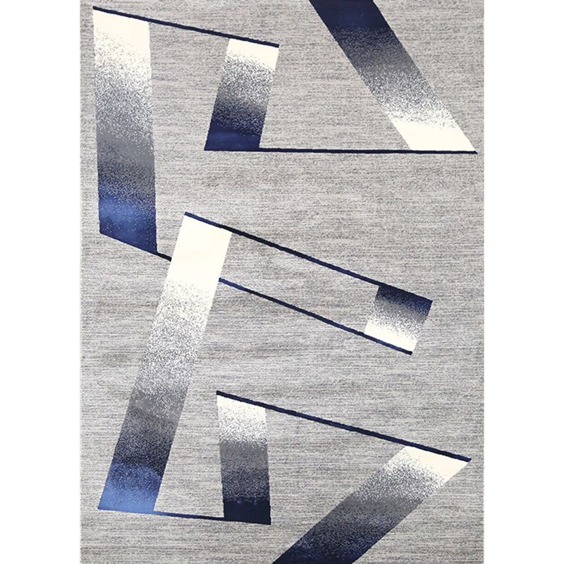 Gold Modern Area Carpet Polypropylene Graphic Carpet Washable Carpet for Living Room