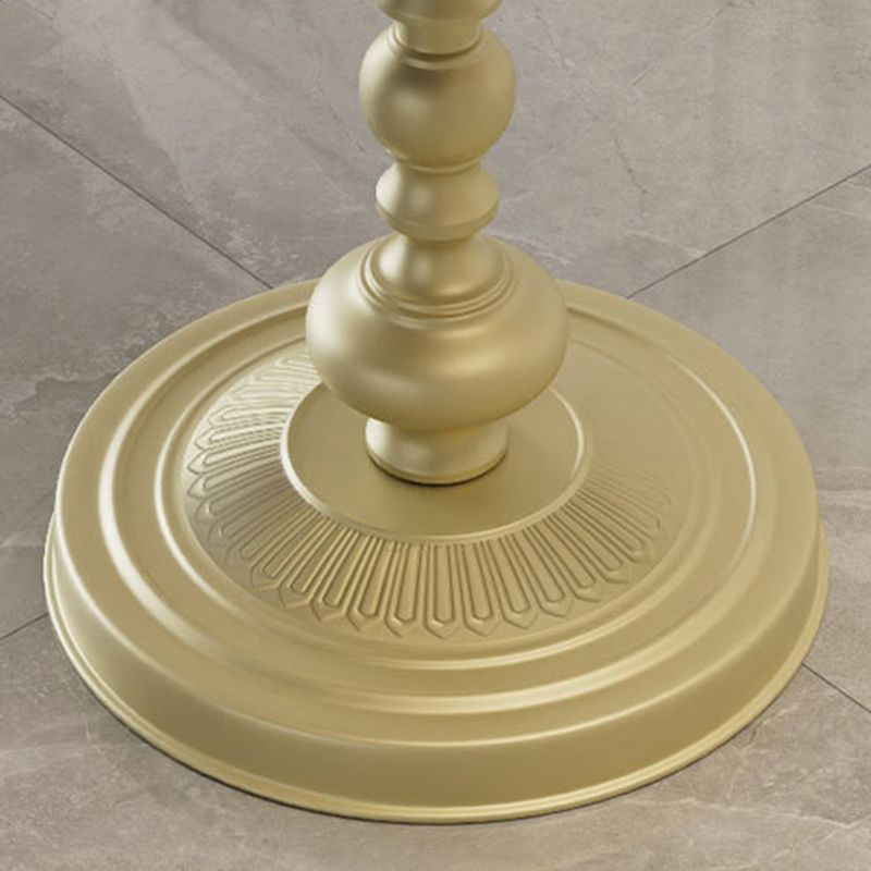Modern Round Side End Table Pedestal Corner Table for Living Room