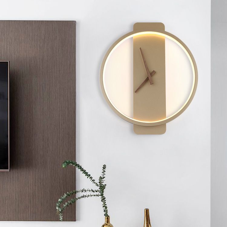 Runde Formwandeln moderne Metallwandmontage -Leuchten